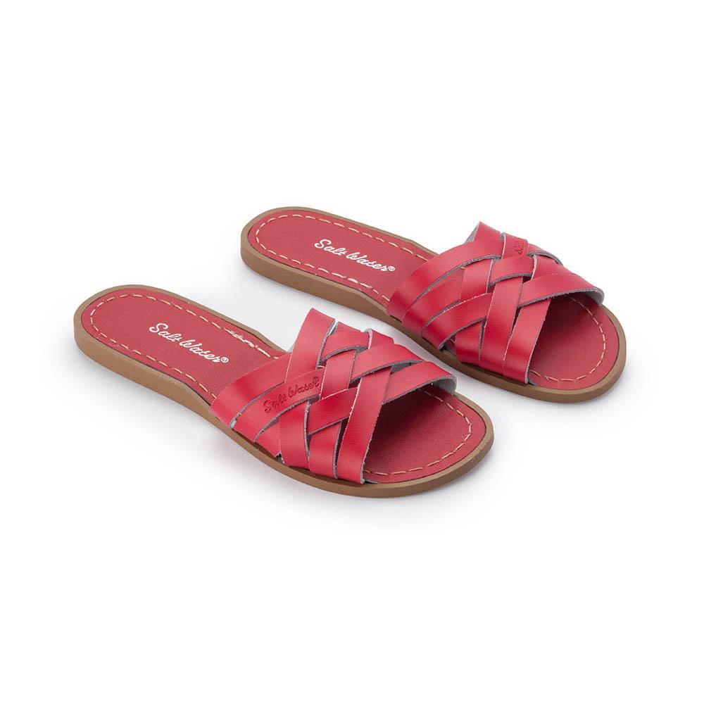 Salt Water Retro Slide Red - FINAL SALE – Salt Water Sandals AU